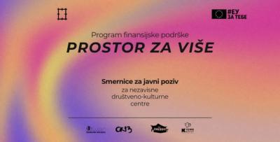 Otvoren poziv „Prostor za više“ za nezavisne društveno-kulturne centre