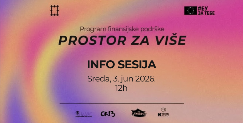 Online info sesija povodom javnog poziva „Prostor za više“