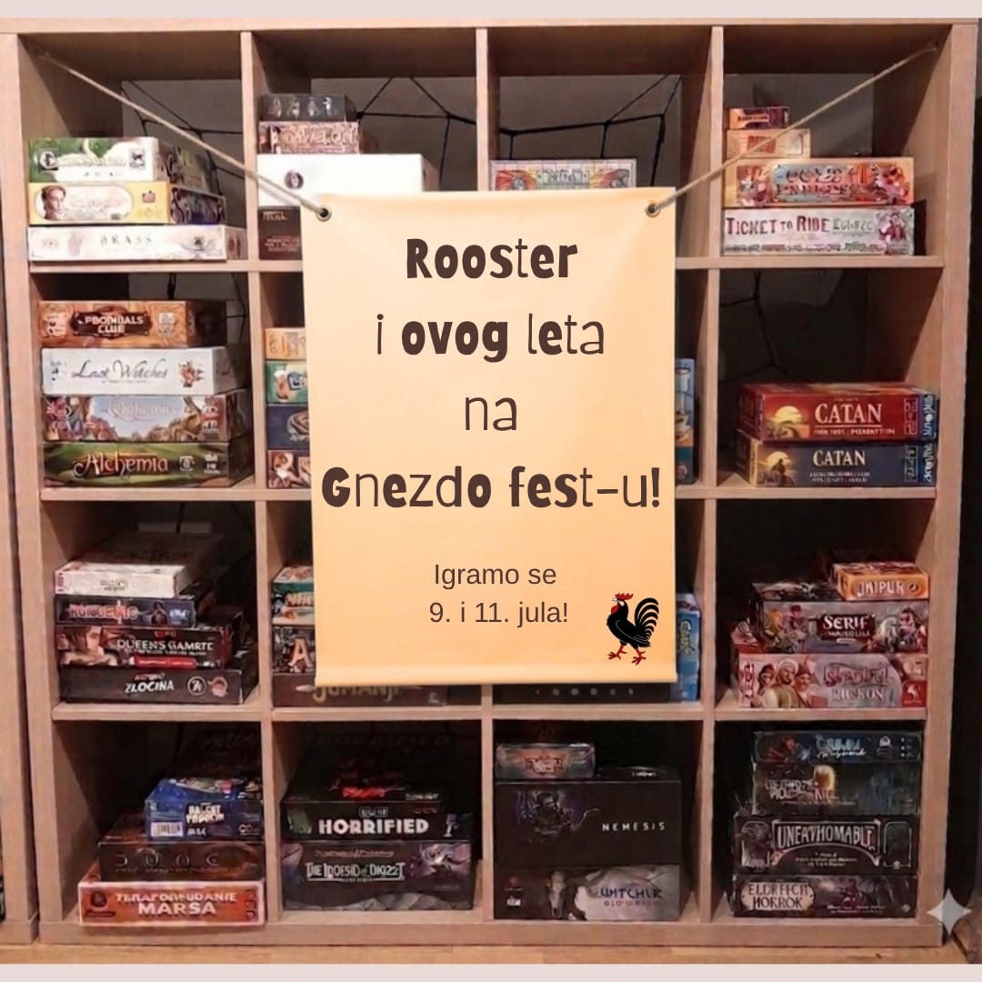 Rooster društvene igre / GNEZDO FEST